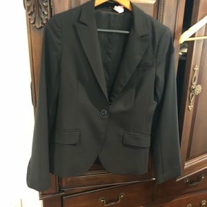 THEORY TWO PIECE SUIT BLACK